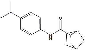 N-(4-propan-2-ylphenyl)bicyclo[2.2.1]heptane-3-carboxamide Struktur