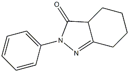 2-phenyl-4,5,6,7-tetrahydro-3aH-indazol-3-one Struktur