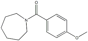 azepan-1-yl-(4-methoxyphenyl)methanone Struktur