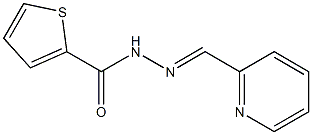 N-[(E)-pyridin-2-ylmethylideneamino]thiophene-2-carboxamide Struktur