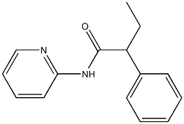 2-phenyl-N-pyridin-2-ylbutanamide Struktur