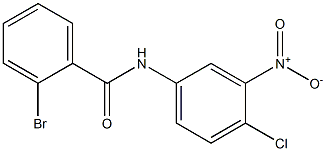 2-bromo-N-(4-chloro-3-nitrophenyl)benzamide Struktur