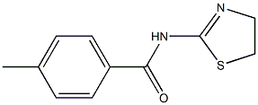 N-(4,5-dihydro-1,3-thiazol-2-yl)-4-methylbenzamide Struktur