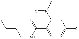 N-butyl-4-chloro-2-nitrobenzamide Struktur