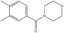 (3,4-dimethylphenyl)-morpholin-4-ylmethanone Struktur