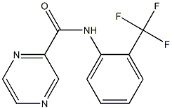 N-[2-(trifluoromethyl)phenyl]pyrazine-2-carboxamide Struktur