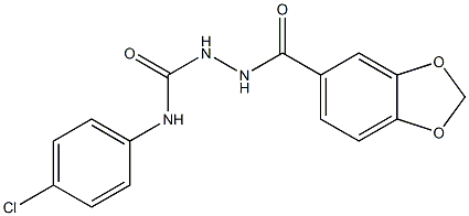 1-(1,3-benzodioxole-5-carbonylamino)-3-(4-chlorophenyl)urea