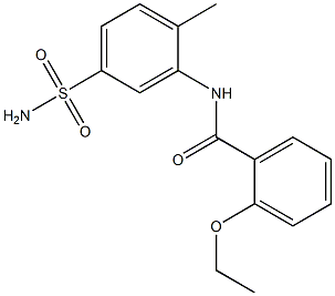 2-ethoxy-N-(2-methyl-5-sulfamoylphenyl)benzamide