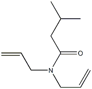 3-methyl-N,N-bis(prop-2-enyl)butanamide Struktur