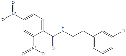 N-[2-(3-chlorophenyl)ethyl]-2,4-dinitrobenzamide