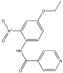 N-(4-ethoxy-2-nitrophenyl)pyridine-4-carboxamide Struktur