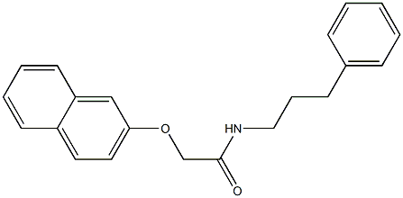 2-naphthalen-2-yloxy-N-(3-phenylpropyl)acetamide