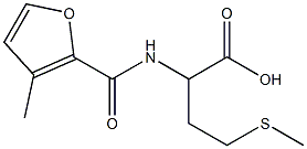 2-[(3-methylfuran-2-carbonyl)amino]-4-methylsulfanylbutanoic acid Struktur