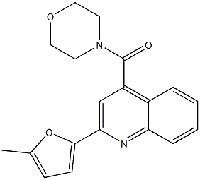 [2-(5-methylfuran-2-yl)quinolin-4-yl]-morpholin-4-ylmethanone