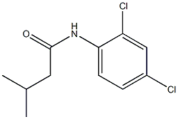 N-(2,4-dichlorophenyl)-3-methylbutanamide Struktur