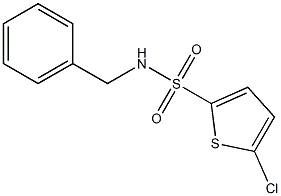 N-benzyl-5-chlorothiophene-2-sulfonamide Struktur