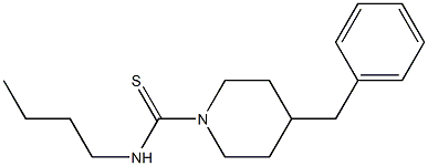 4-benzyl-N-butylpiperidine-1-carbothioamide Struktur