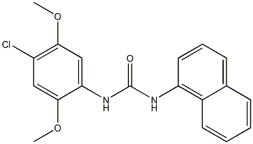 1-(4-chloro-2,5-dimethoxyphenyl)-3-naphthalen-1-ylurea