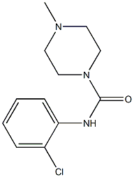 N-(2-chlorophenyl)-4-methylpiperazine-1-carboxamide Struktur