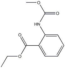 ethyl 2-(methoxycarbonylamino)benzoate Struktur