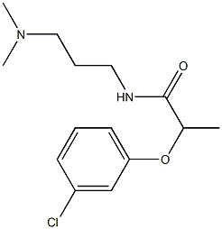 2-(3-chlorophenoxy)-N-[3-(dimethylamino)propyl]propanamide