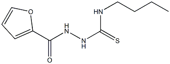 1-butyl-3-(furan-2-carbonylamino)thiourea Struktur