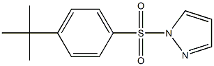 1-(4-tert-butylphenyl)sulfonylpyrazole Struktur