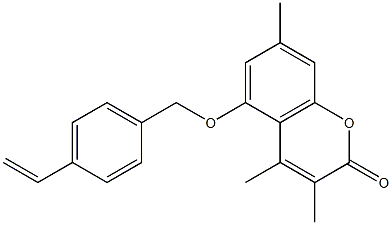 5-[(4-ethenylphenyl)methoxy]-3,4,7-trimethylchromen-2-one