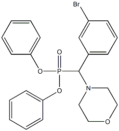 4-[(3-bromophenyl)-diphenylphosphorylmethyl]morpholine Structure