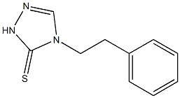 4-(2-phenylethyl)-1H-1,2,4-triazole-5-thione Struktur