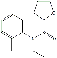 N-ethyl-N-(2-methylphenyl)oxolane-2-carboxamide Struktur