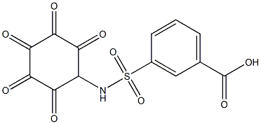 3-[(4-pentoxyphenyl)sulfamoyl]benzoic acid Struktur