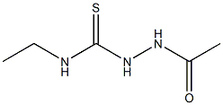 1-acetamido-3-ethylthiourea Struktur