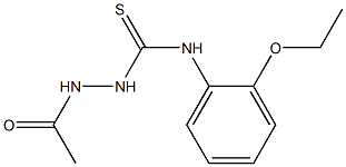 1-acetamido-3-(2-ethoxyphenyl)thiourea Structure