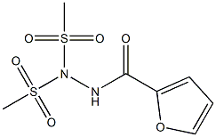 N',N'-bis(methylsulfonyl)furan-2-carbohydrazide Struktur