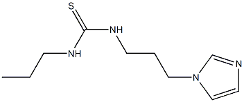 1-(3-imidazol-1-ylpropyl)-3-propylthiourea Struktur