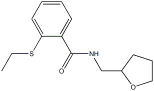 2-ethylsulfanyl-N-(oxolan-2-ylmethyl)benzamide