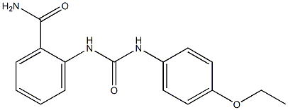 2-[(4-ethoxyphenyl)carbamoylamino]benzamide Struktur