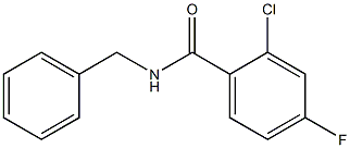 N-benzyl-2-chloro-4-fluorobenzamide Struktur