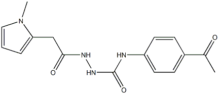 1-(4-acetylphenyl)-3-[[2-(1-methylpyrrol-2-yl)acetyl]amino]urea