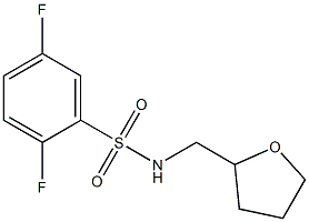 2,5-difluoro-N-(oxolan-2-ylmethyl)benzenesulfonamide