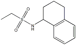 N-(1,2,3,4-tetrahydronaphthalen-1-yl)ethanesulfonamide Struktur