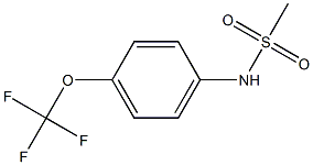 N-[4-(trifluoromethoxy)phenyl]methanesulfonamide Struktur