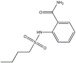 2-(butylsulfonylamino)benzamide Struktur