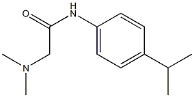 2-(dimethylamino)-N-(4-propan-2-ylphenyl)acetamide Struktur