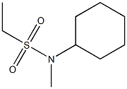 N-cyclohexyl-N-methylethanesulfonamide Struktur