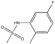 N-(5-fluoro-2-methylphenyl)methanesulfonamide Struktur