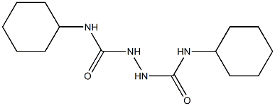 1-cyclohexyl-3-(cyclohexylcarbamoylamino)urea Struktur