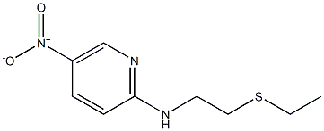 N-(2-ethylsulfanylethyl)-5-nitropyridin-2-amine Struktur