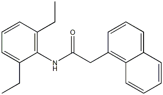 N-(2,6-diethylphenyl)-2-naphthalen-1-ylacetamide Struktur